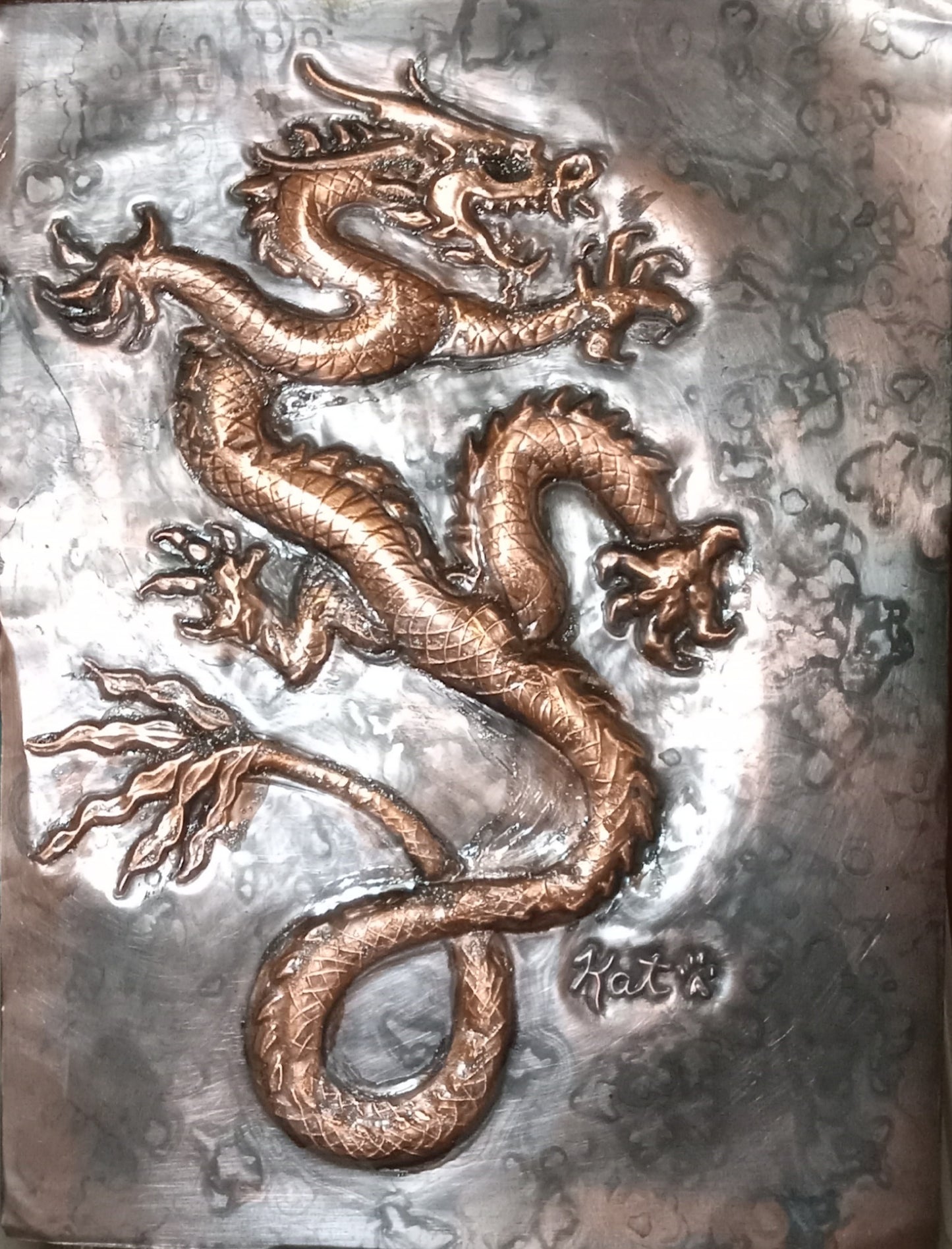 Copper Chinese Dragon