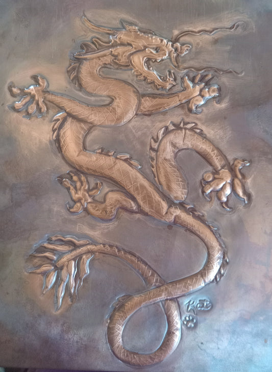 Copper Chinese Dragon