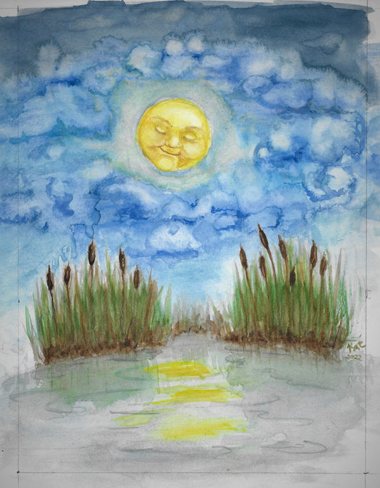 Watercolor Moonshine