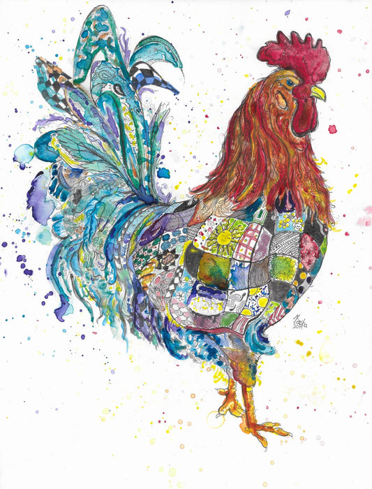 Quilted Rooster